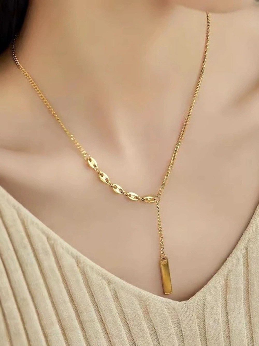 14K Gold-Plated Pendant Necklace